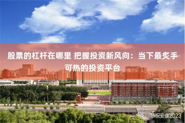 股票的杠杆在哪里 把握投资新风向：当下最炙手可热的投资平台