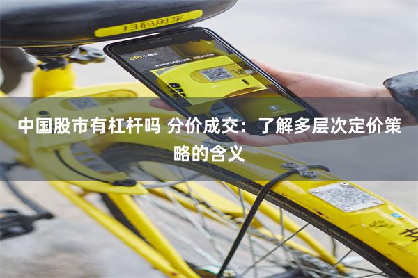 中国股市有杠杆吗 分价成交：了解多层次定价策略的含义