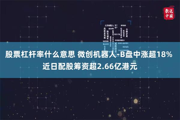 股票杠杆率什么意思 微创机器人-B盘中涨超18% 近日配股筹资超2.66亿港元