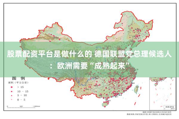 股票配资平台是做什么的 德国联盟党总理候选人：欧洲需要“成熟起来”