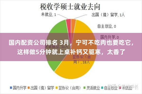 国内配资公司排名 3月，宁可不吃肉也要吃它，这样做5分钟就上桌补钙又驱寒，太香了