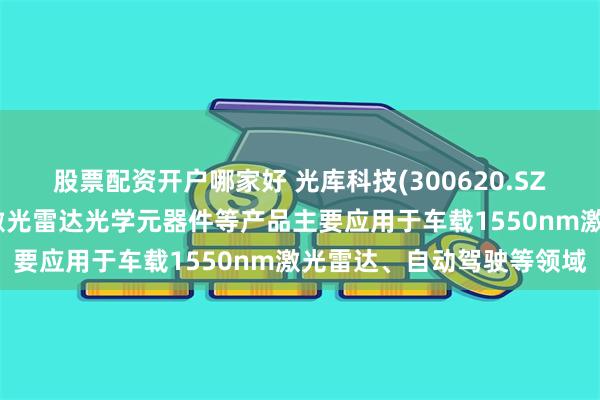 股票配资开户哪家好 光库科技(300620.SZ)：激光雷达光源模块、激光雷达光学元器件等产品主要应用于车载1550nm激光雷达、自动驾驶等领域