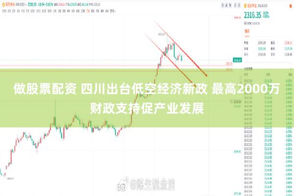 做股票配资 四川出台低空经济新政 最高2000万财政支持促产业发展