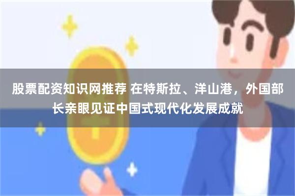 股票配资知识网推荐 在特斯拉、洋山港，外国部长亲眼见证中国式现代化发展成就