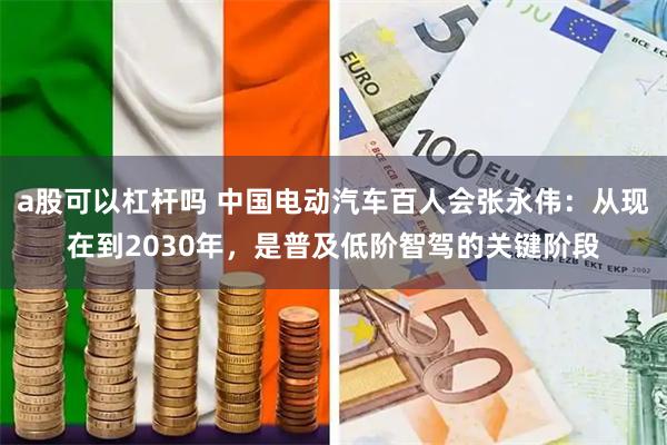 a股可以杠杆吗 中国电动汽车百人会张永伟：从现在到2030年，是普及低阶智驾的关键阶段