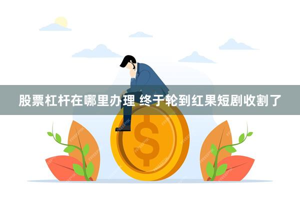 股票杠杆在哪里办理 终于轮到红果短剧收割了