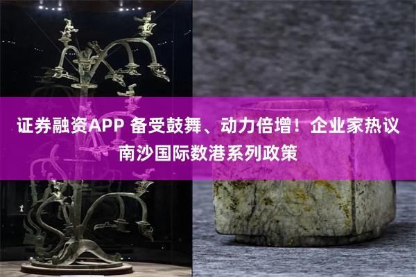 证券融资APP 备受鼓舞、动力倍增！企业家热议南沙国际数港系列政策