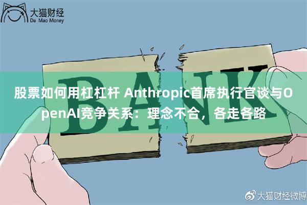 股票如何用杠杠杆 Anthropic首席执行官谈与OpenAI竞争关系：理念不合，各走各路