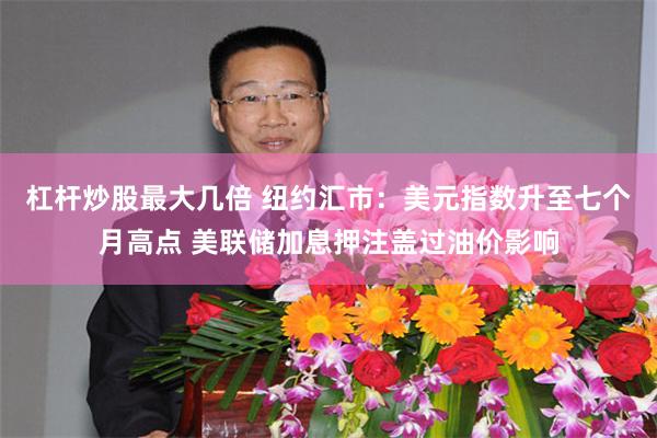 杠杆炒股最大几倍 纽约汇市：美元指数升至七个月高点 美联储加息押注盖过油价影响